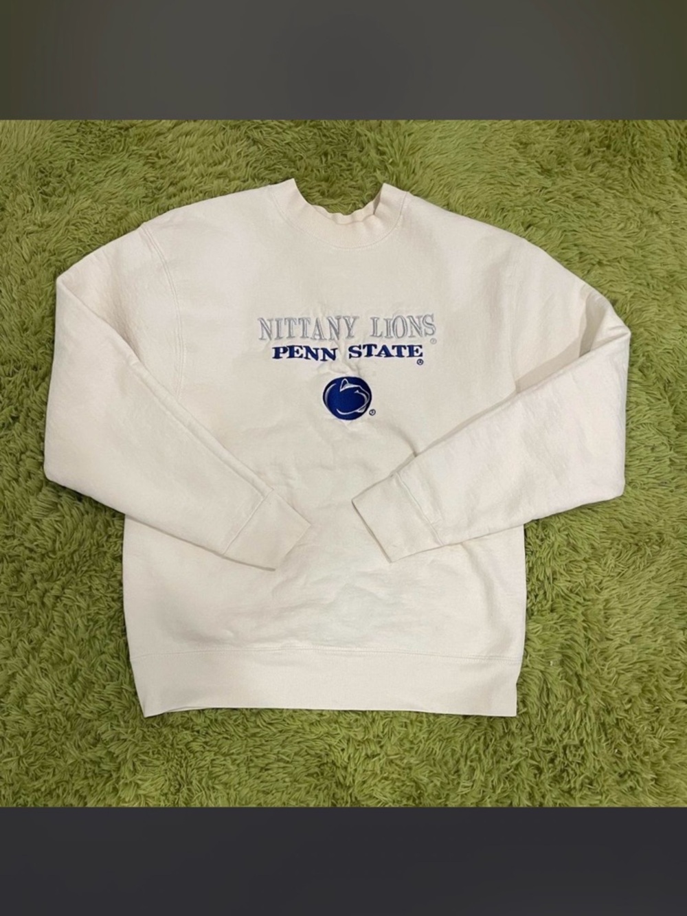 Nittany Lions White Crewneck Sweatshirt